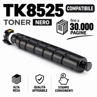 Toner Compatibile per Kyocera TASKalfa 3552ci 4052ci,4053ci TK8525 Nero da 30000 pagine Toner Compatibile per Kyocera TASKalfa 3552ci 4052ci,4053ci TK8525 Nero da 30000 pagine