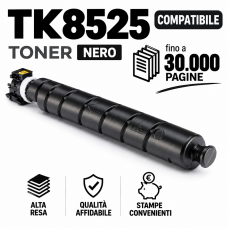 Toner Compatibile per Kyocera TASKalfa 3552ci 4052ci,4053ci TK8525 Nero da 30000 pagine Toner Compatibile per Kyocera TASKalfa 3552ci 4052ci,4053ci TK8525 Nero da 30000 pagine